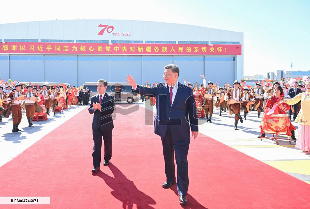 President Xi at 70th Founding Anniversary of Xinjiang Uygur Autonomous Region - China