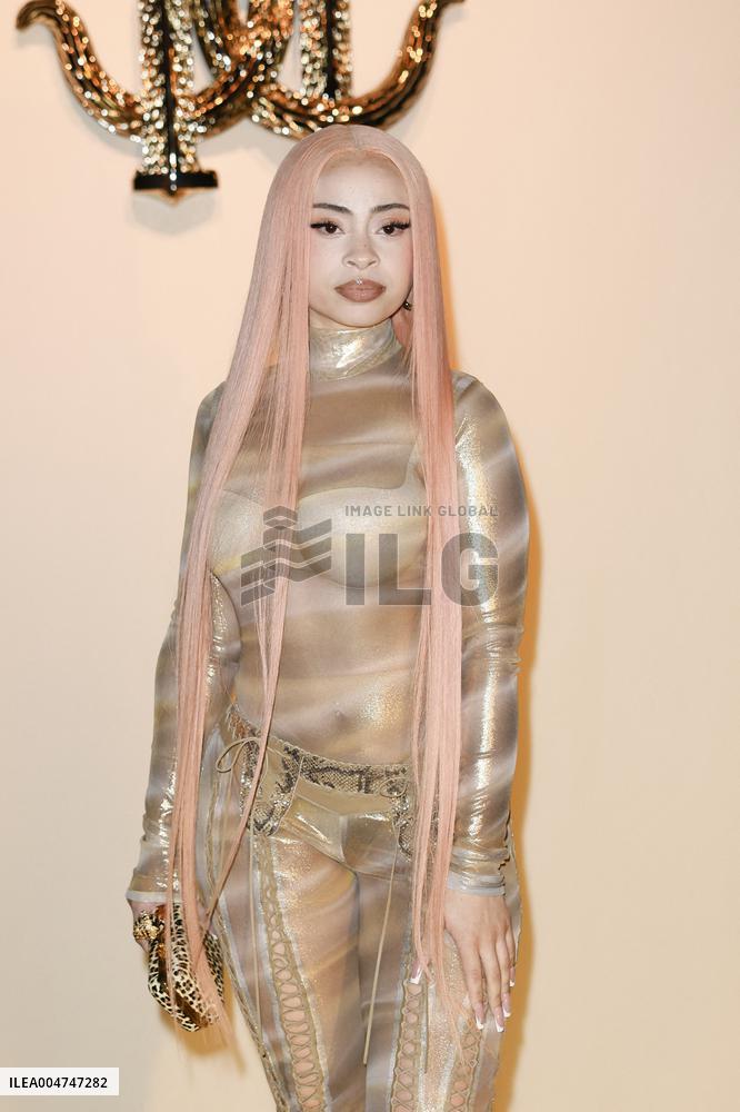 MFW Lourdes Ciccone, Ice Spice at Roberto Cavalli fashion show MP