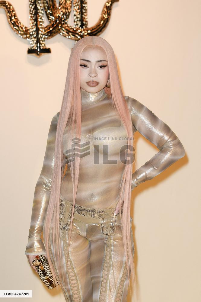 MFW Lourdes Ciccone, Ice Spice at Roberto Cavalli fashion show MP