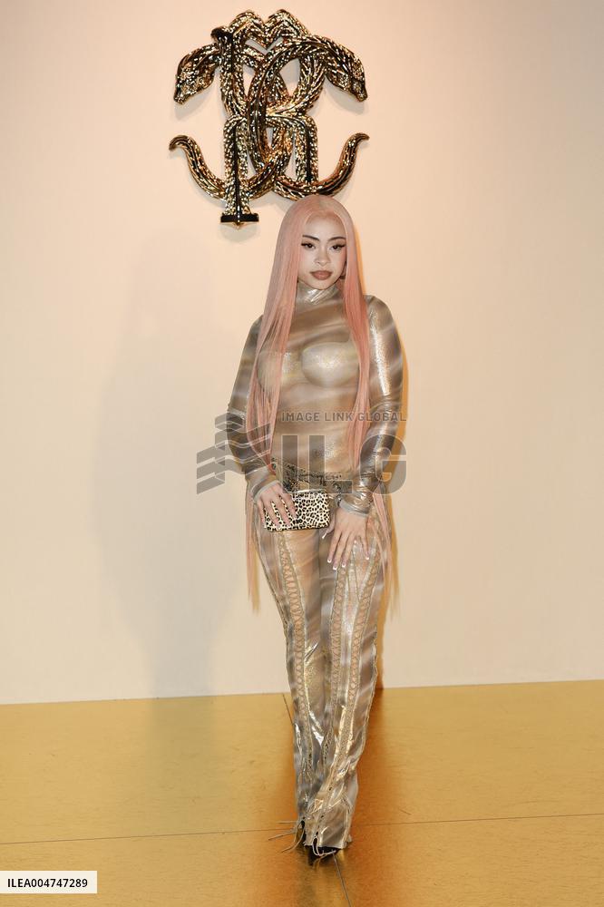 MFW Lourdes Ciccone, Ice Spice at Roberto Cavalli fashion show MP