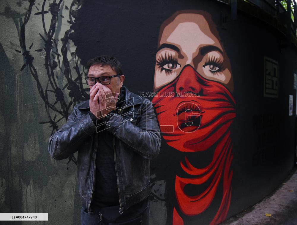 Inauguration Of The Human Rights Wall - Paris