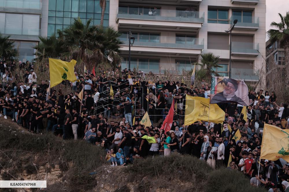 Commemoration Of Hassan Nasrallah Anniversary - Beirut