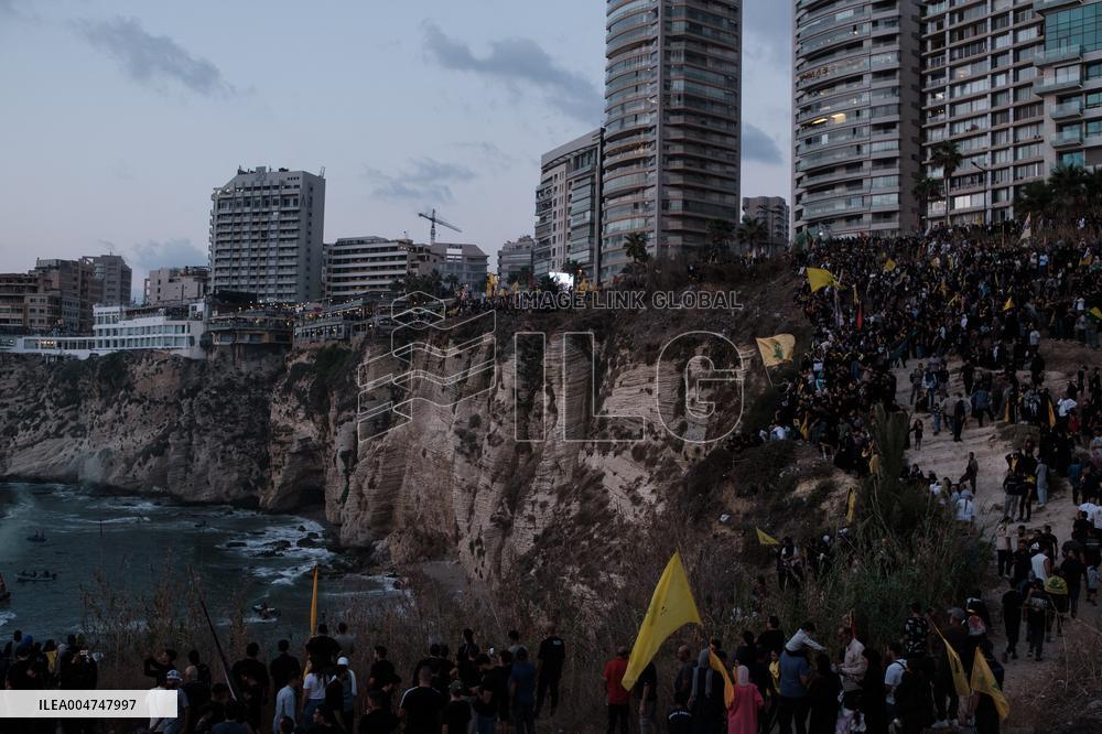 Commemoration Of Hassan Nasrallah Anniversary - Beirut