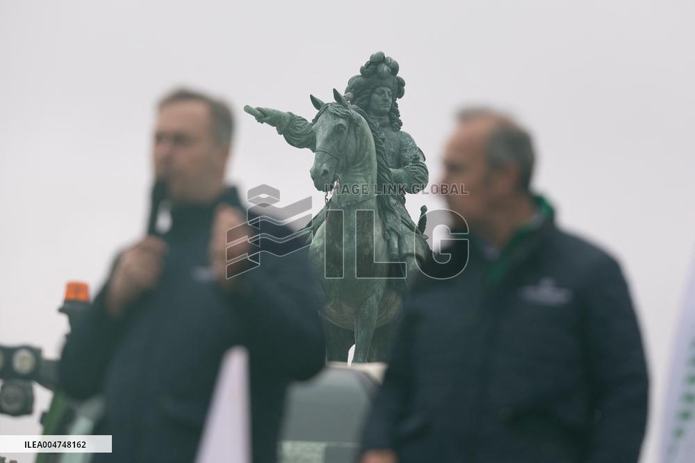 FNSEA Protest against unfair competition - Versailles