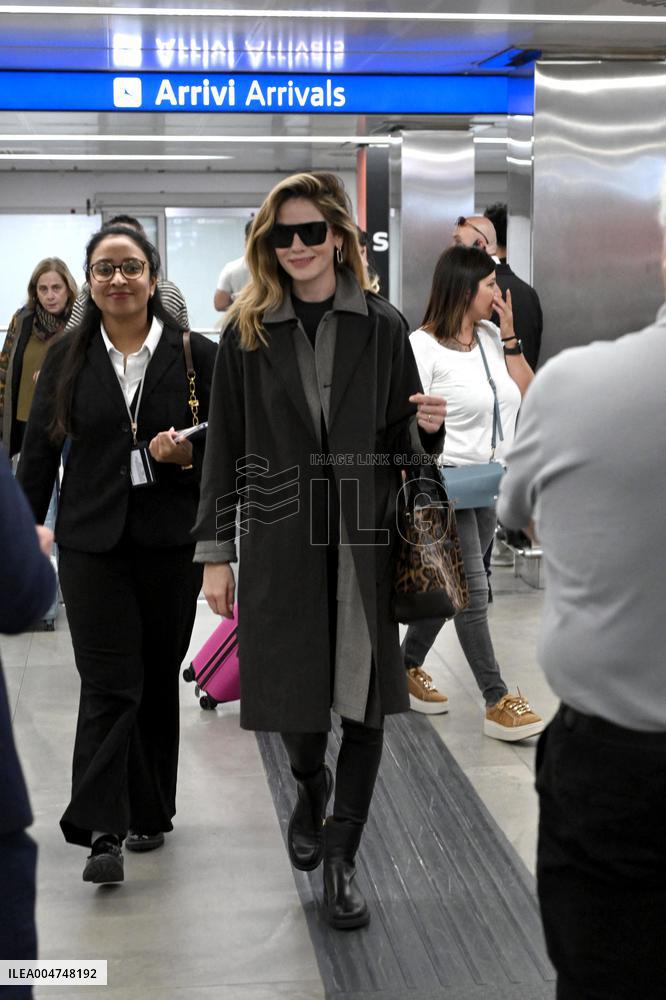 MFW - Michelle Monaghan Arrives at The Airport