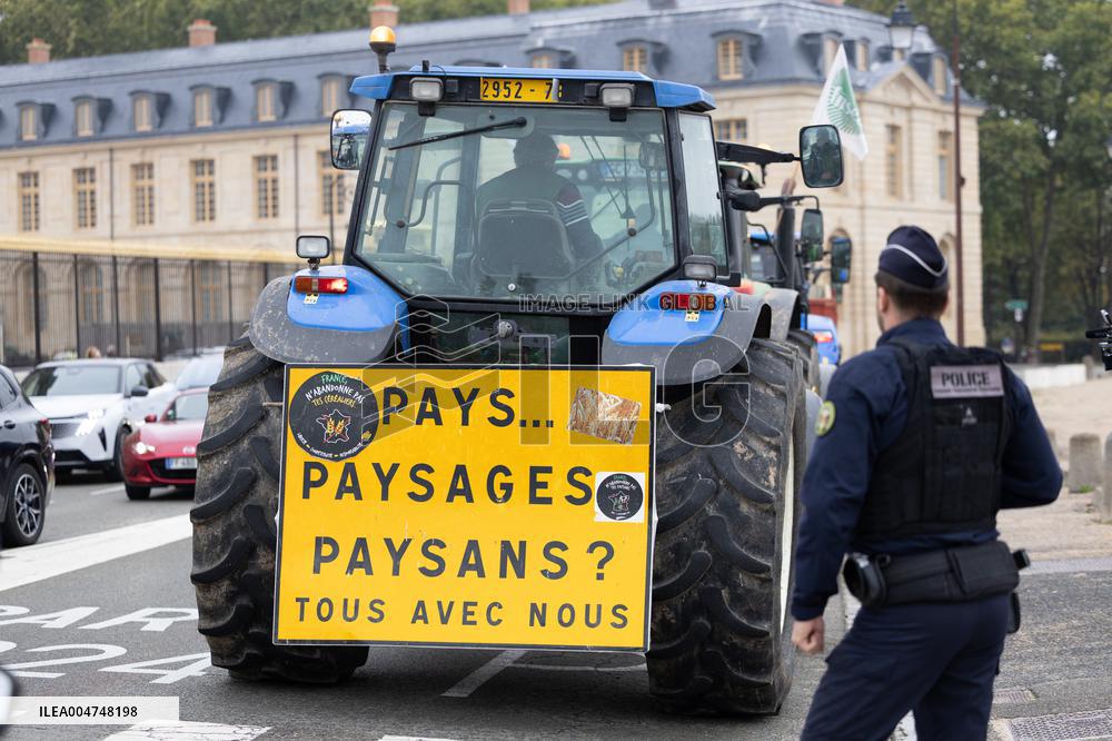 FNSEA Protest against unfair competition - Versailles