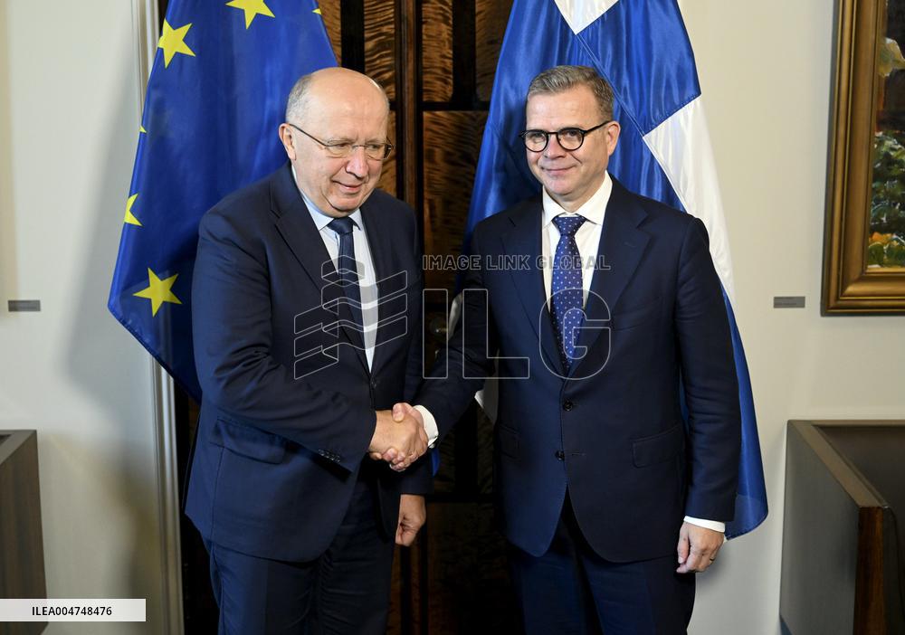 EU Commissioner for Defence and Space Andrius Kubilius visiting Finland