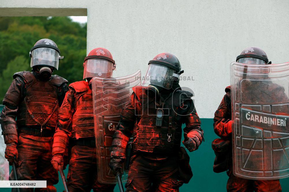 Riot Police Drill - Bucharest