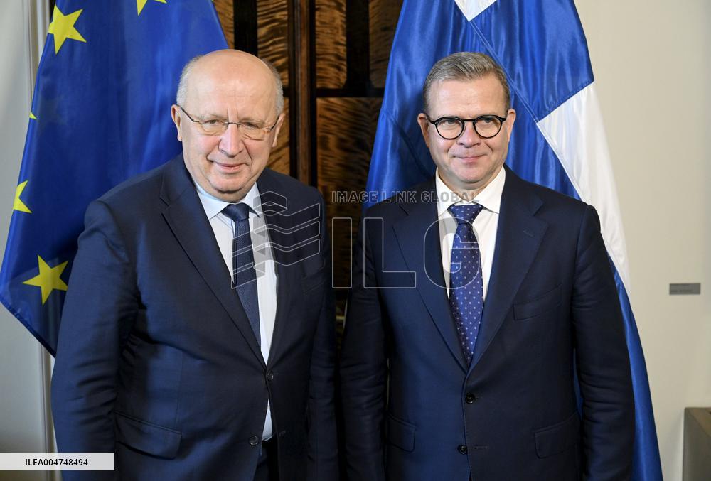 EU Commissioner for Defence and Space Andrius Kubilius visiting Finland