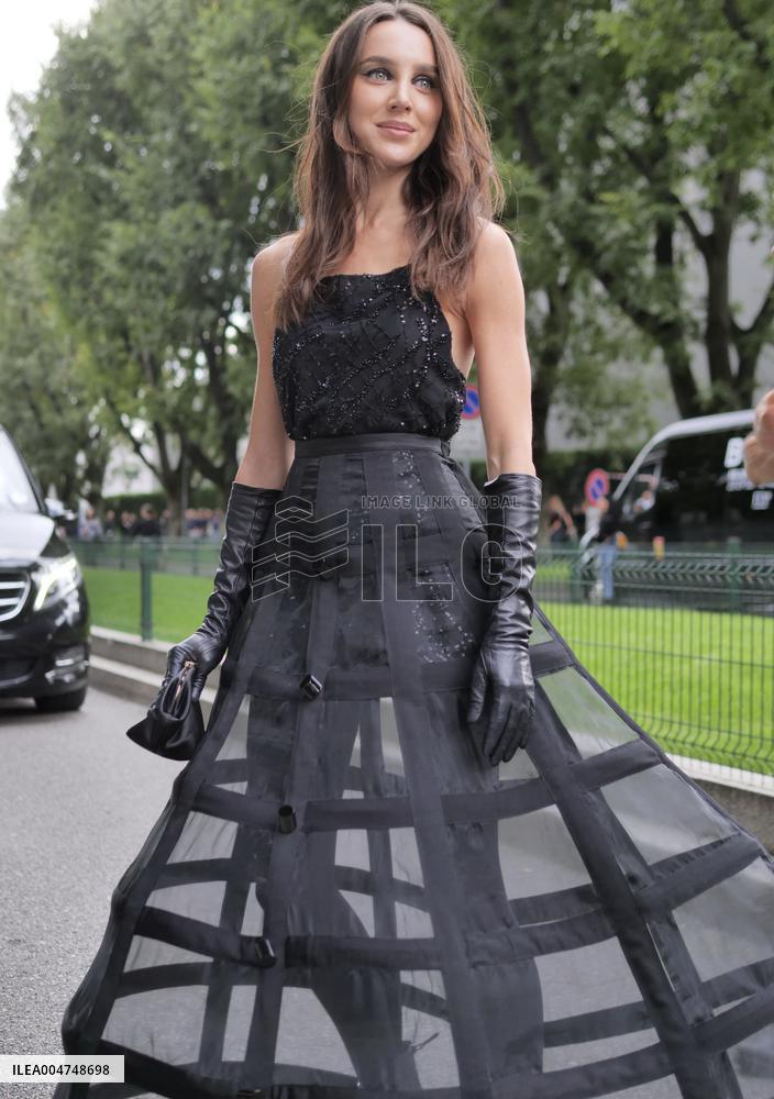 MFW - Mary Leest At Emporio Armani Fashion Show