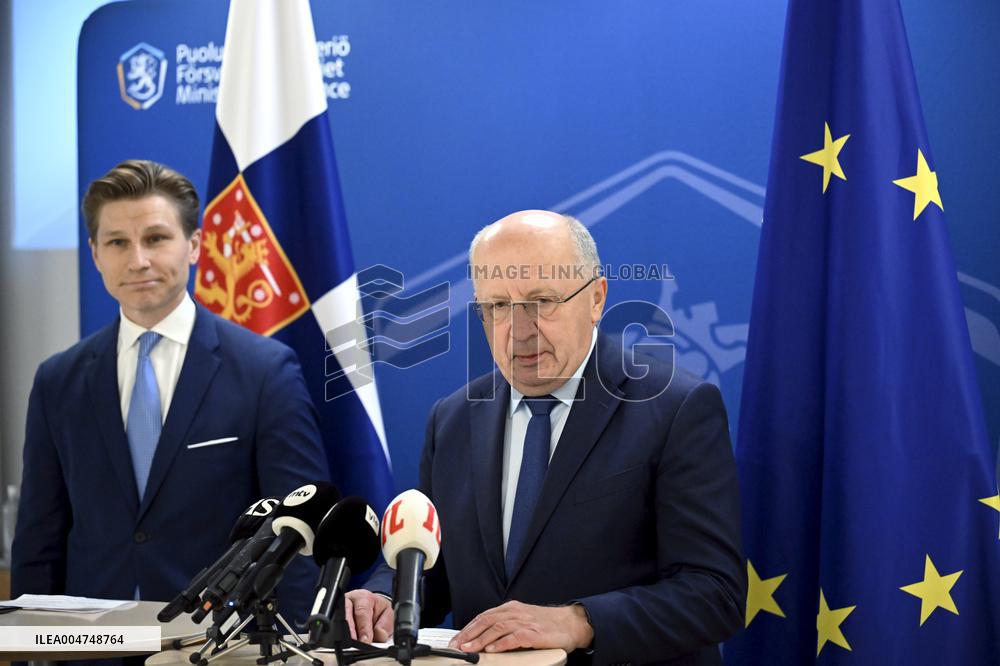 EU Commissioner for Defence and Space Andrius Kubilius visiting Finland