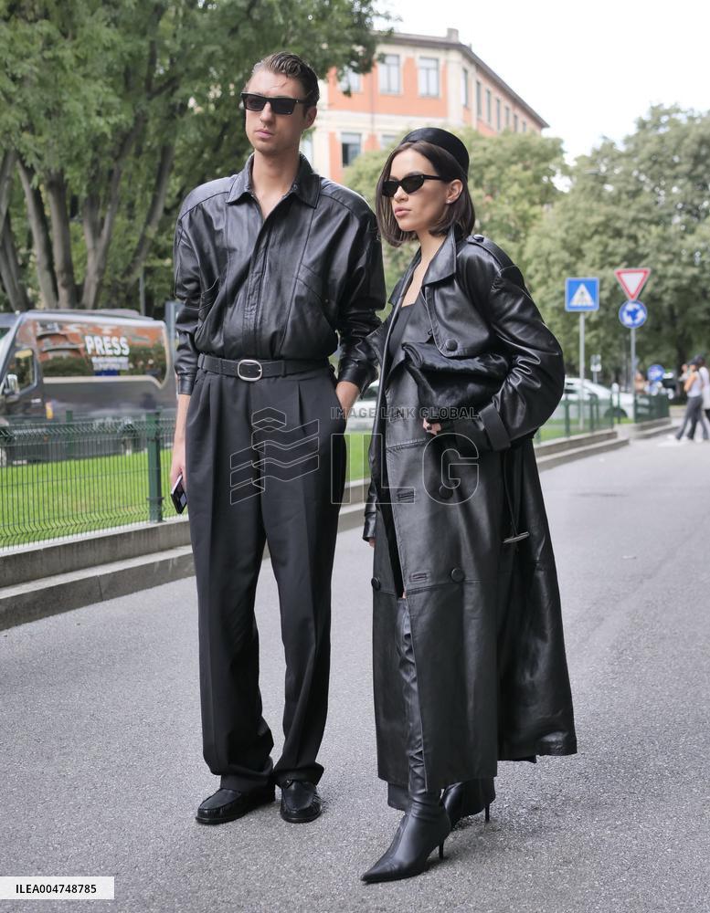 MFW - A Parade of Eccentric Outfits