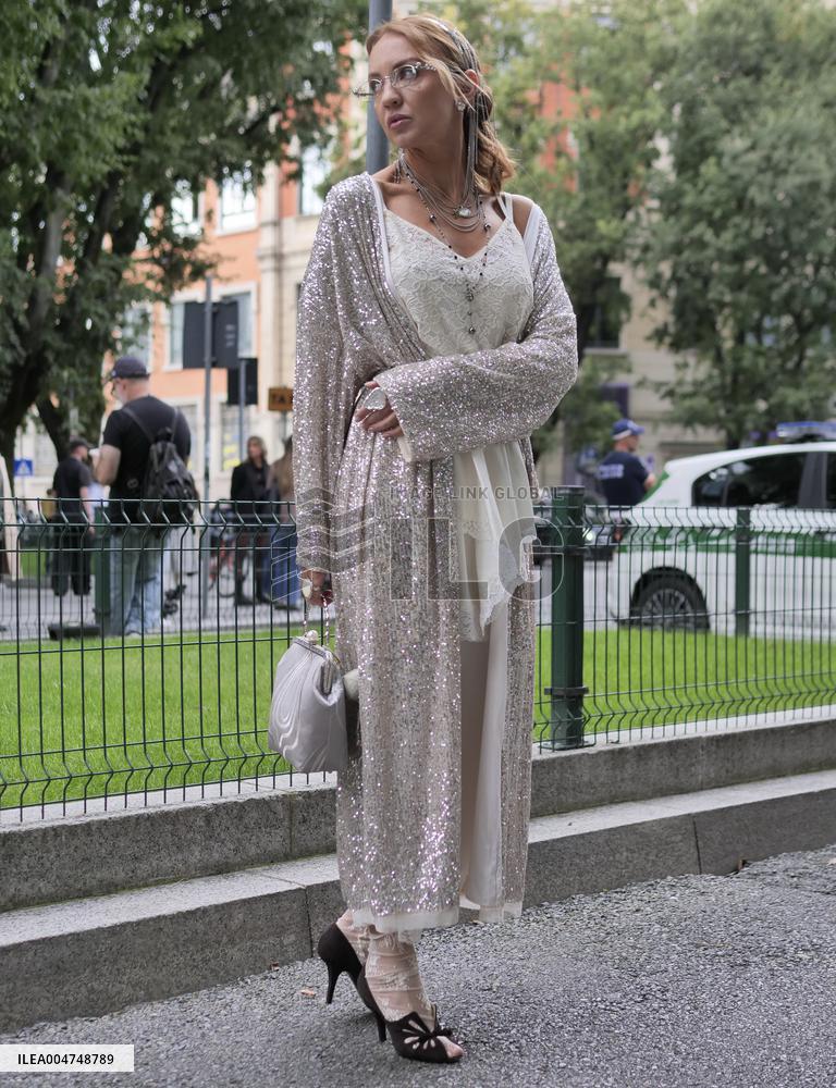 MFW - A Parade of Eccentric Outfits