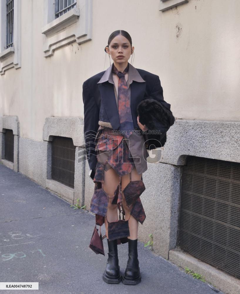 MFW - A Parade of Eccentric Outfits