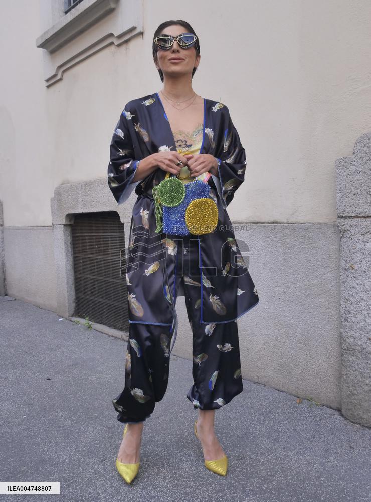 MFW - A Parade of Eccentric Outfits