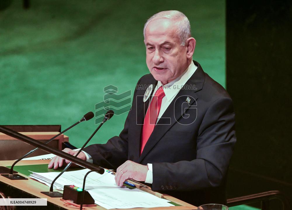 PM Netanyahu Addresses the United Nations General Assembly