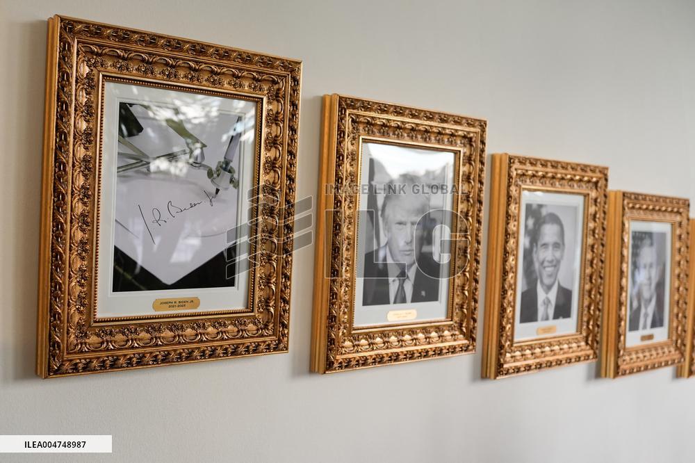 Donald Trump and granddaughter Kai leaves White House - Washington