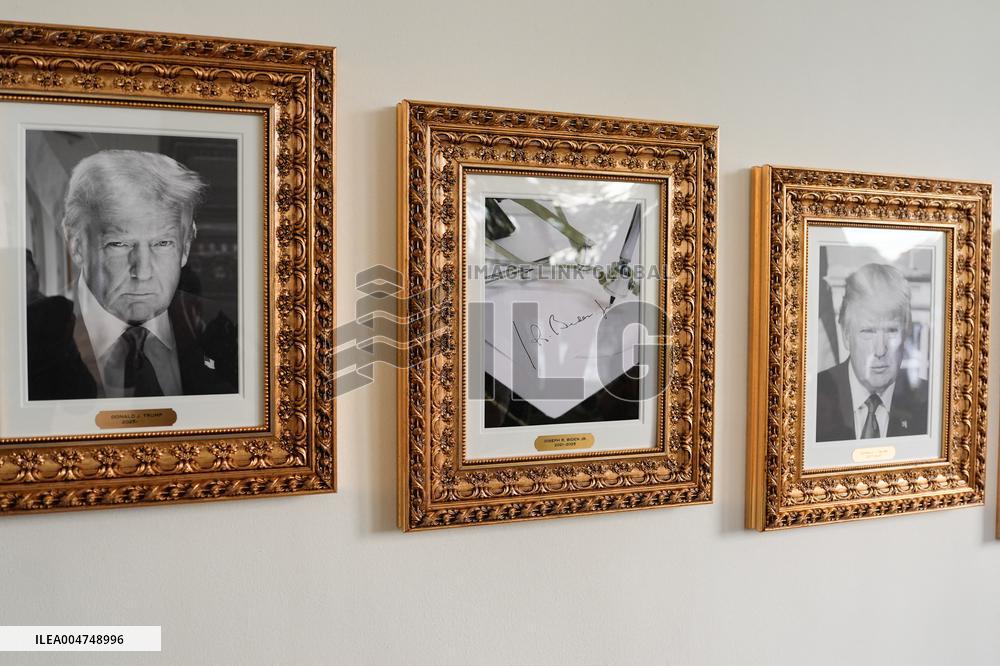 Donald Trump and granddaughter Kai leaves White House - Washington