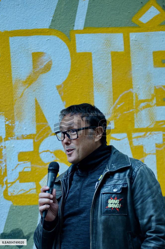 New Mural Created by The Artist RNST - Paris