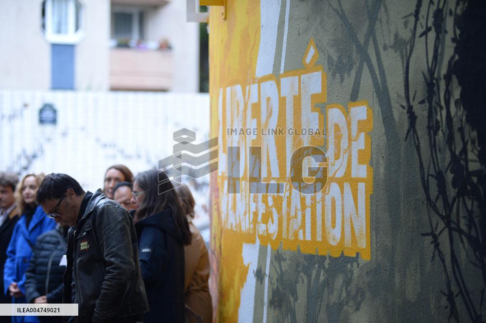 New Mural Created by The Artist RNST - Paris