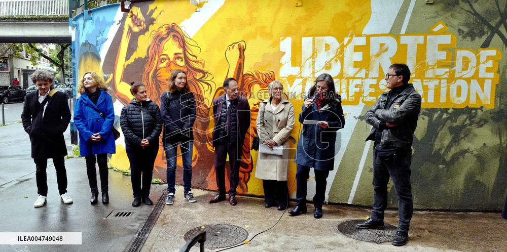 New Mural Created by The Artist RNST - Paris