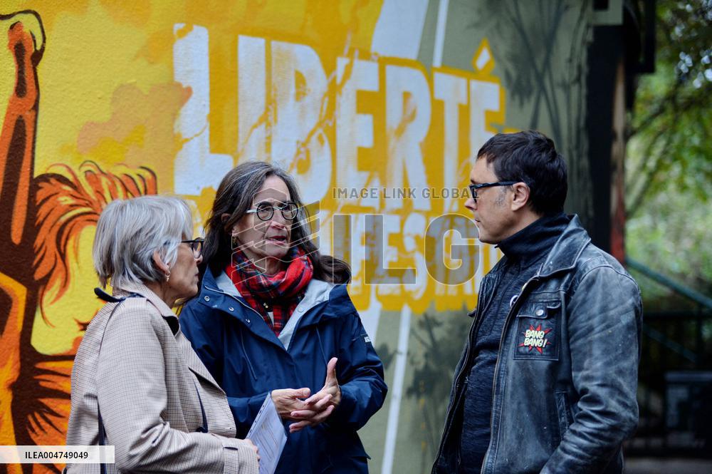 New Mural Created by The Artist RNST - Paris