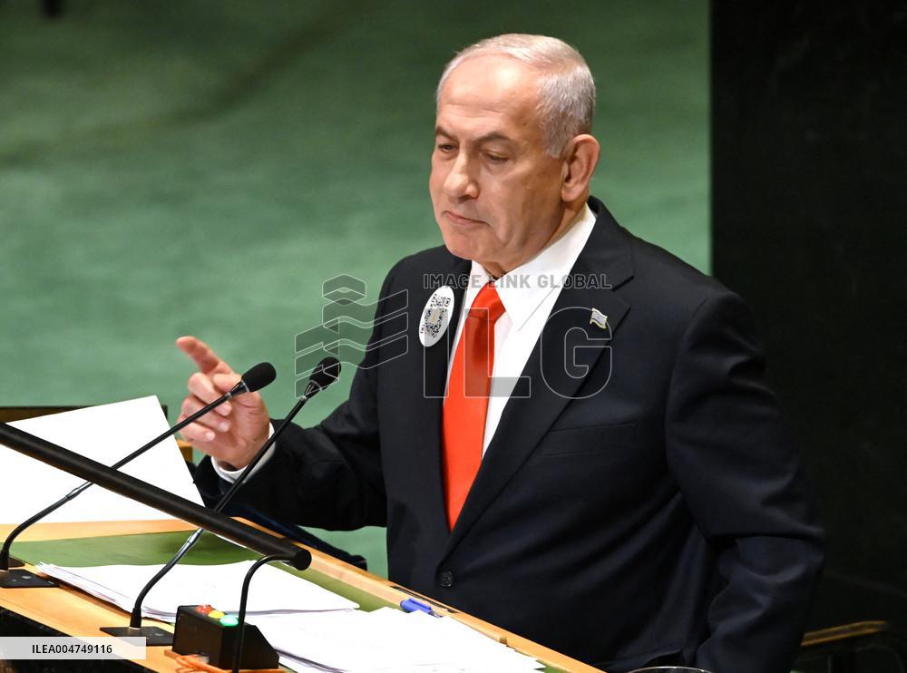 PM Netanyahu Addresses the United Nations General Assembly