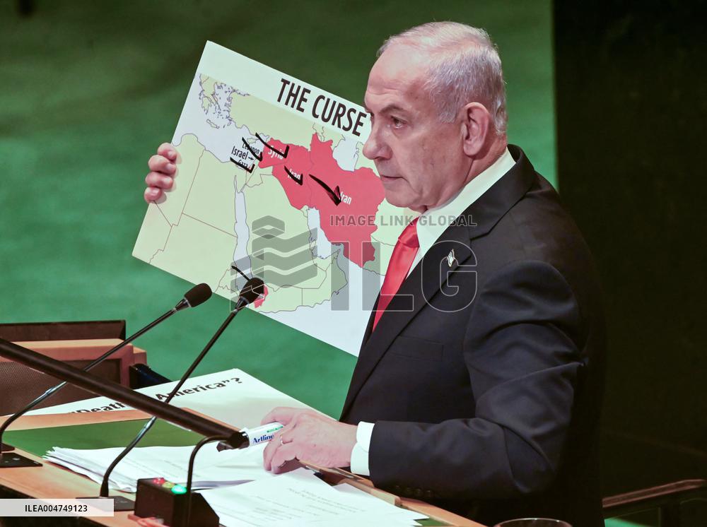 PM Netanyahu Addresses the United Nations General Assembly