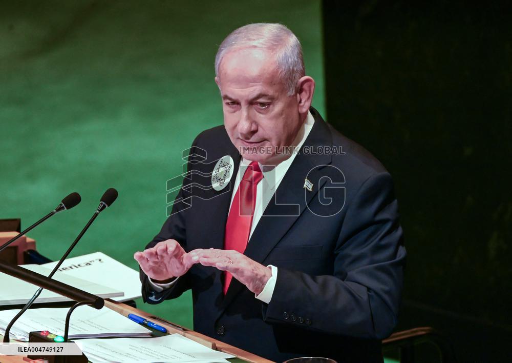 PM Netanyahu Addresses the United Nations General Assembly