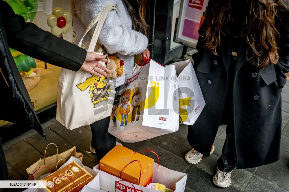 Labubu Dolls Sale At Pop Mart - Rotterdam