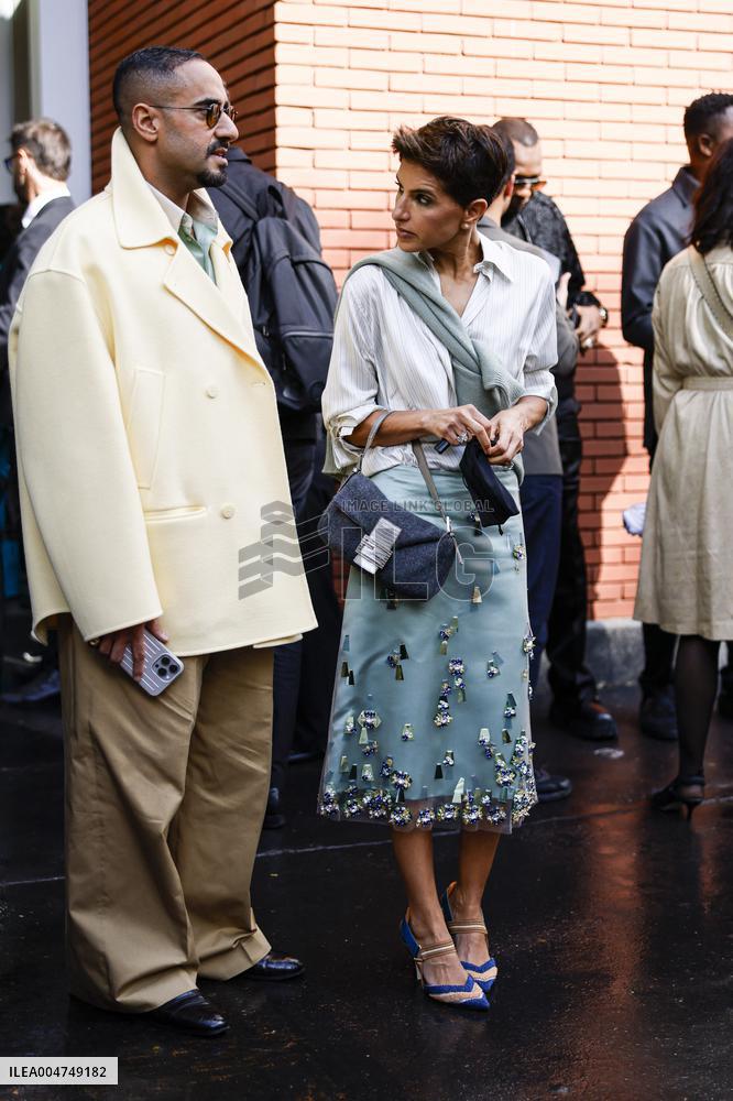 MFW Fendi Arrivals MP