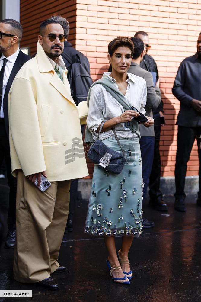 MFW Fendi Arrivals MP