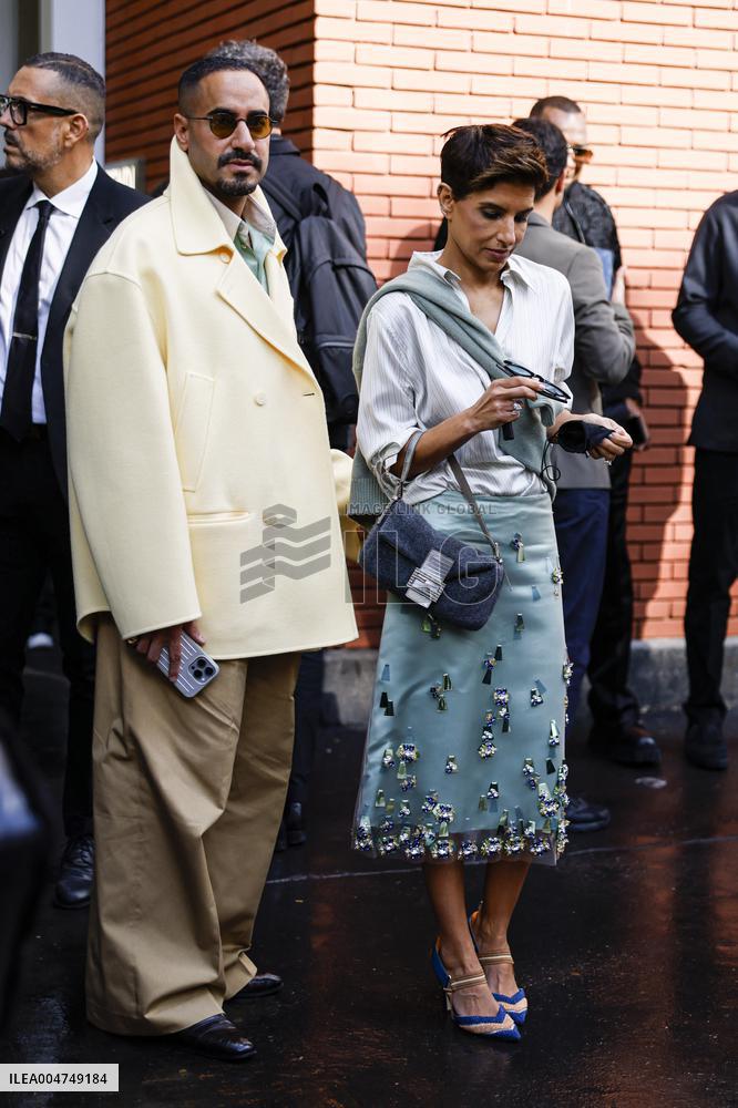 MFW Fendi Arrivals MP