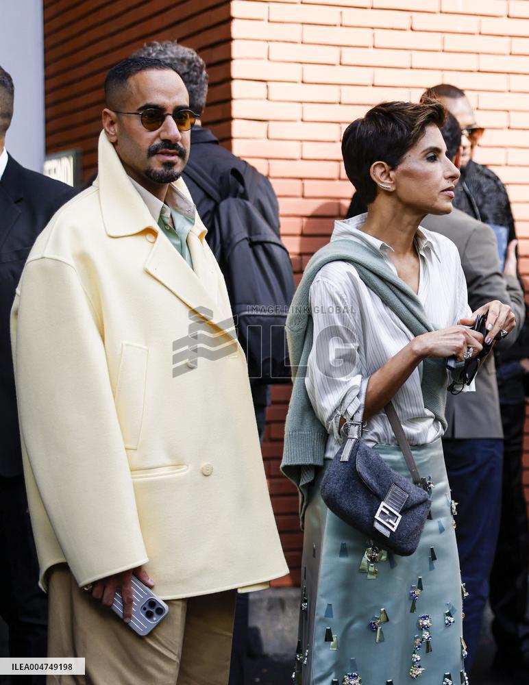 MFW Fendi Arrivals MP