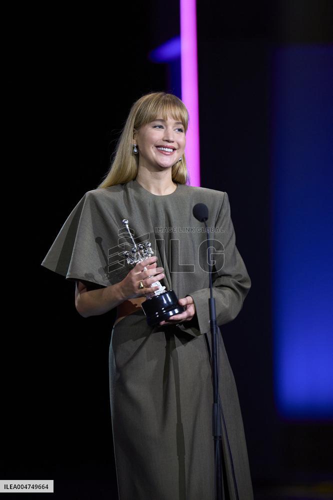 San Sebastian - Jennifer Lawrence Receives Donostia Award