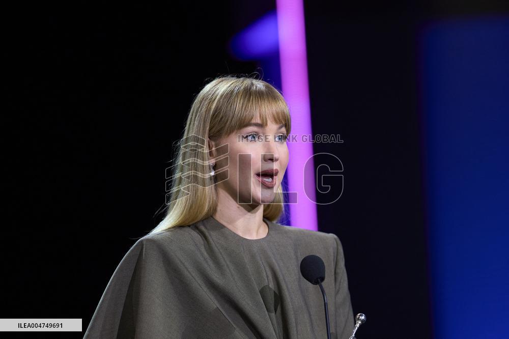 San Sebastian - Jennifer Lawrence Receives Donostia Award