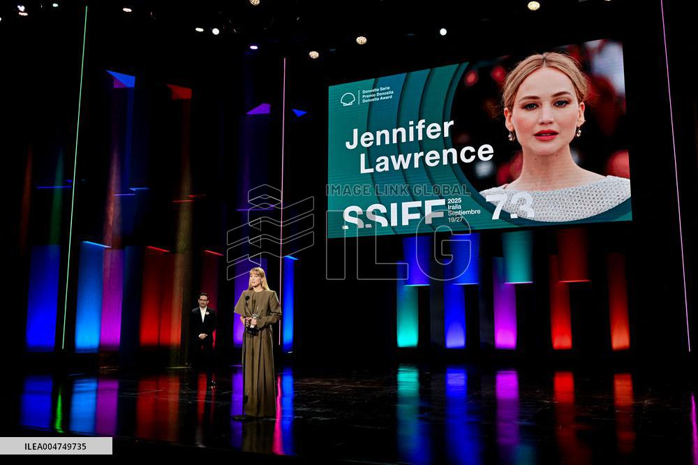 San Sebastian Film Festival Donostia Award Ceremony