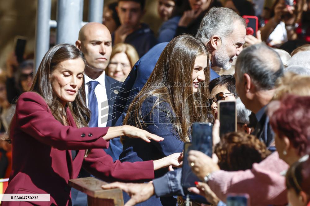 Spansih Royals Visit Navarra - Day 1
