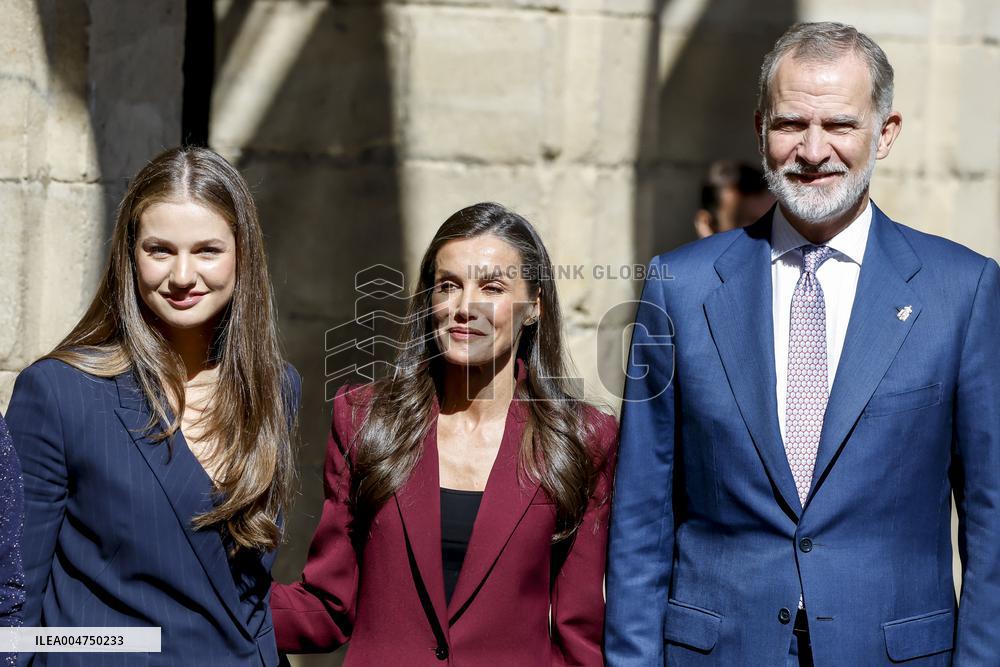 Spansih Royals Visit Navarra - Day 1
