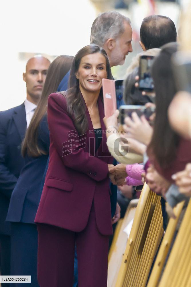Spansih Royals Visit Navarra - Day 1