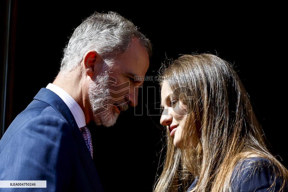 Spansih Royals Visit Navarra - Day 1