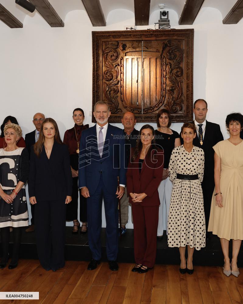 Spansih Royals Visit Navarra - Day 1