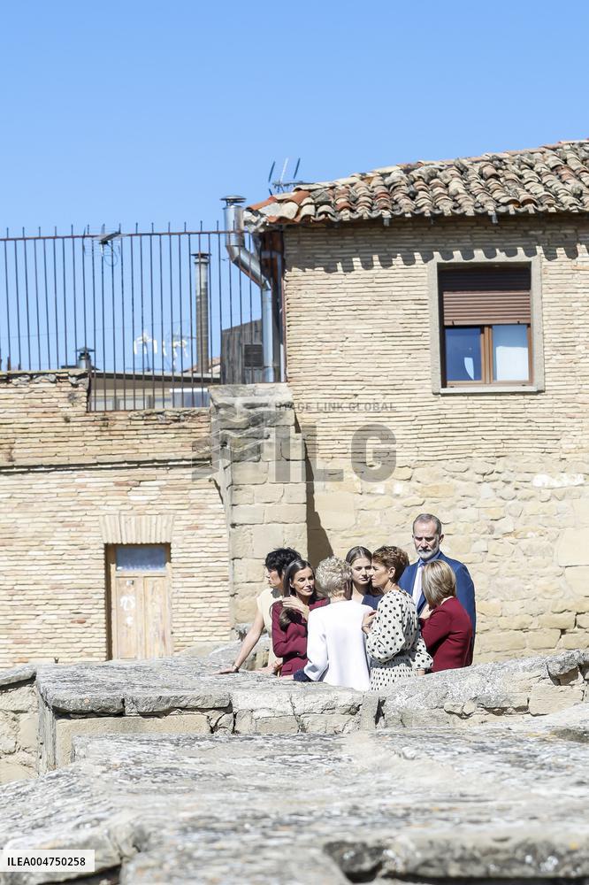 Spansih Royals Visit Navarra - Day 1