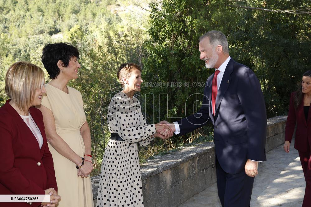 Spansih Royals Visit Navarra - Day 1