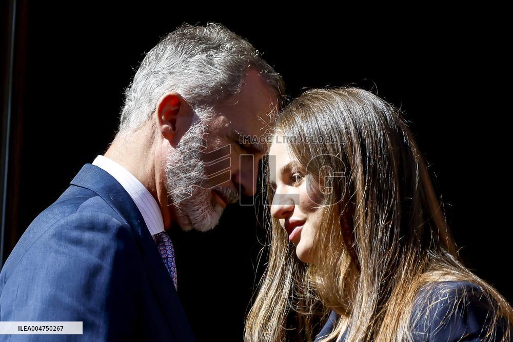 Spansih Royals Visit Navarra - Day 1