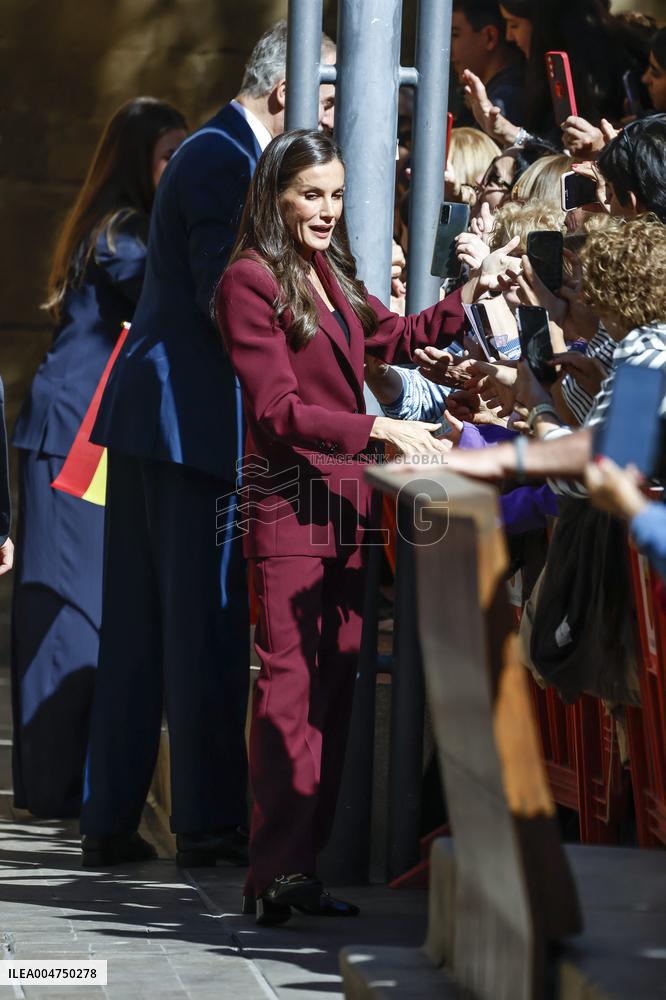 Spansih Royals Visit Navarra - Day 1