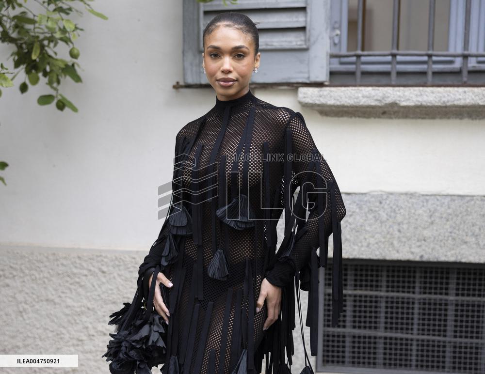 MFW Ferragamo Arrivals MP