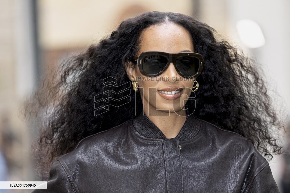 MFW Ferragamo Arrivals MP