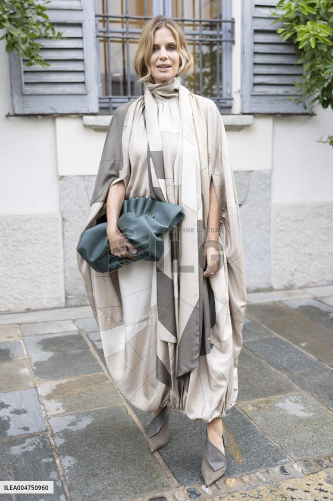 MFW Ferragamo Arrivals MP