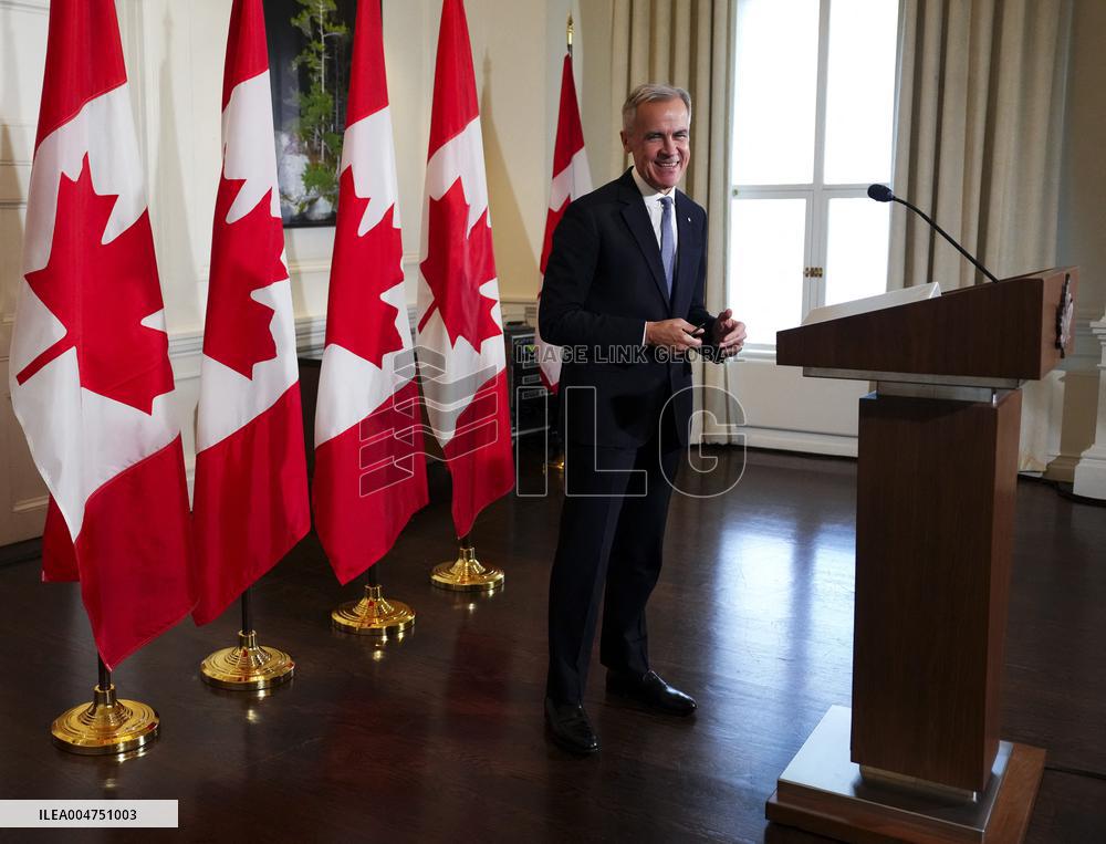 PM Mark Carney Holds Press Conference - London
